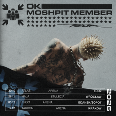 Plakat wydarzenia:  OKI MOSHPIT MEMBER TOUR 2026