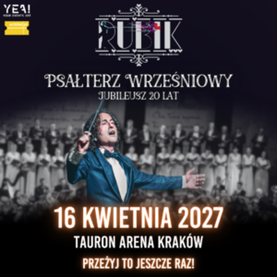 Plakat wydarzenia:  PIOTR RUBIK - "PSAŁTERZ WRZEŚNIOWY"